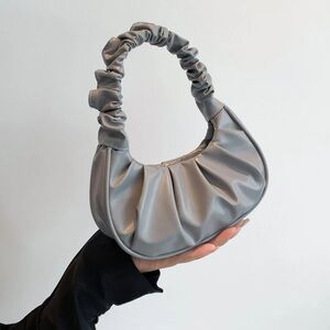 NWOT SHEIN Mini Solid Color Cloud Crescent Folded Handbag For Women